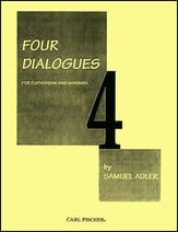 FOUR DIALOGUES FOR EUPHONIUM CUSTOM PRINT cover